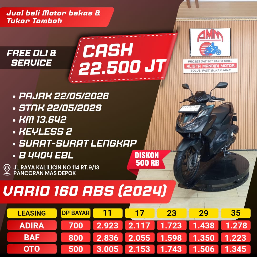 VARIO 160 ABS 2024 B 4404 EBL